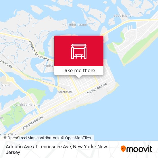 Mapa de Adriatic Ave at Tennessee Ave