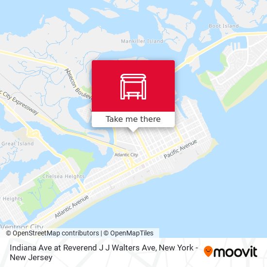 Mapa de Indiana Ave at Reverend J J Walters Ave