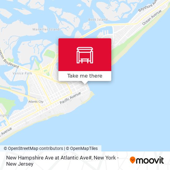 New Hampshire Ave at Atlantic Ave# map