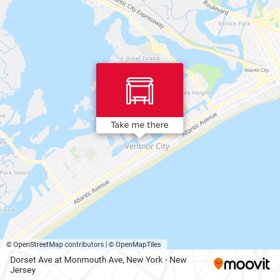 Mapa de Dorset Ave at Monmouth Ave