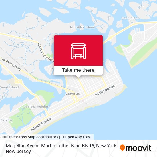 Magellan Ave at Martin Luther King Blvd# map