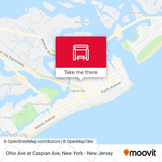 Mapa de Ohio Ave at Caspian Ave