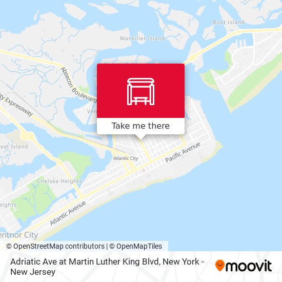 Adriatic Ave at Martin Luther King Blvd map