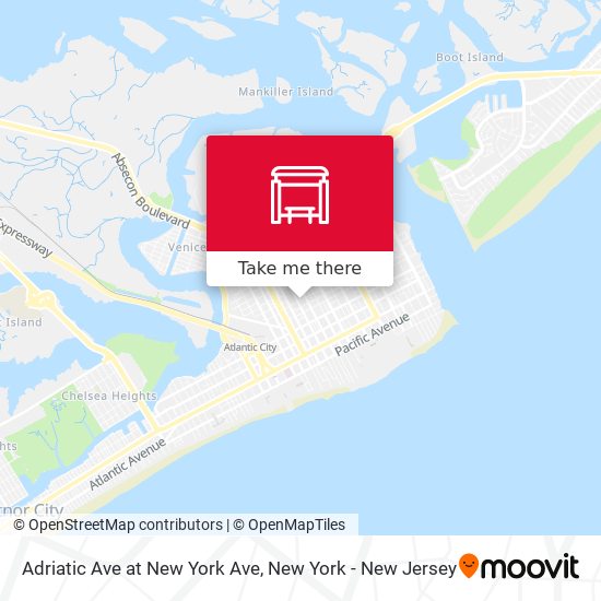 Mapa de Adriatic Ave at New York Ave