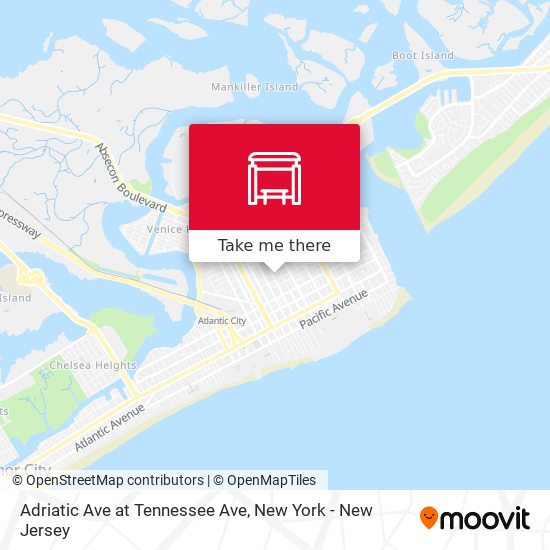 Mapa de Adriatic Ave at Tennessee Ave