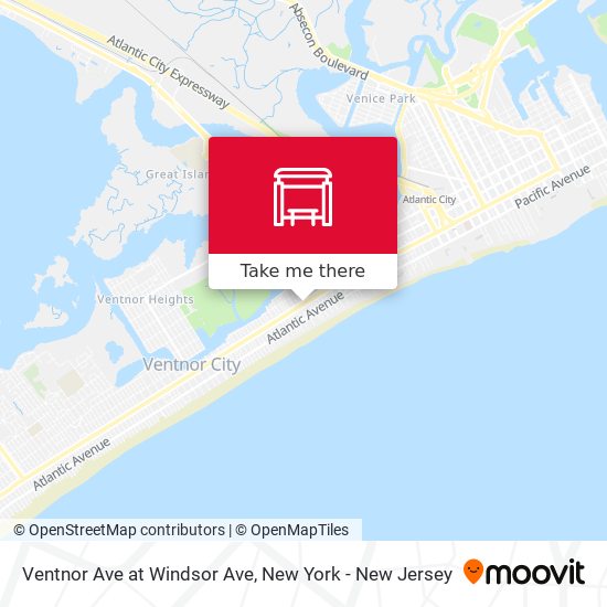 Mapa de Ventnor Ave at Windsor Ave