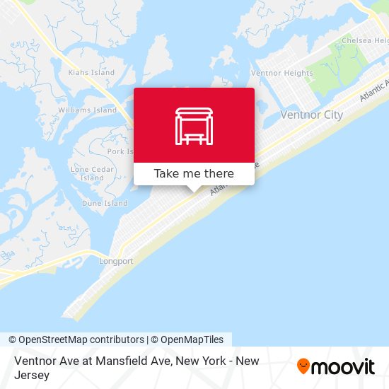 Mapa de Ventnor Ave at Mansfield Ave