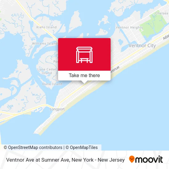 Mapa de Ventnor Ave at Sumner Ave