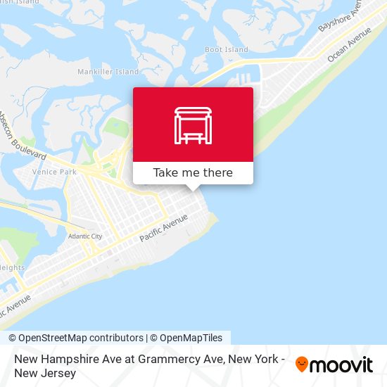 New Hampshire Ave at Grammercy Ave map