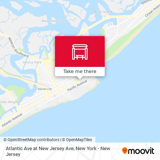 Atlantic Ave at New Jersey Ave map