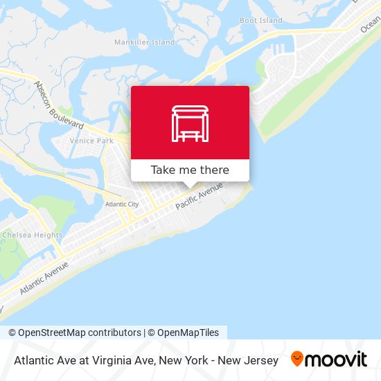 Atlantic Ave at Virginia Ave map