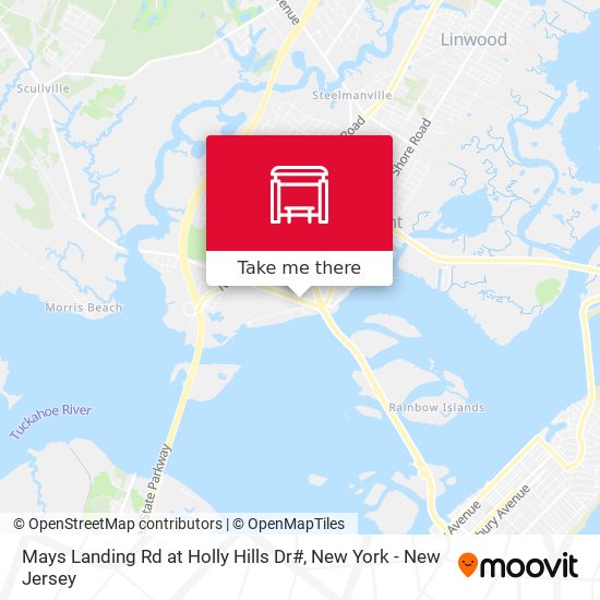 Mapa de Mays Landing Rd at Holly Hills Dr#