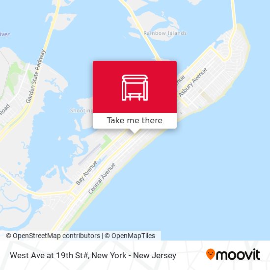 Mapa de West Ave at 19th St#