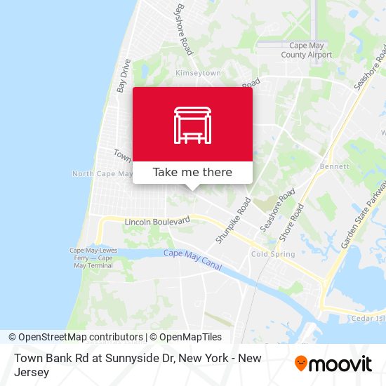 Mapa de Town Bank Rd at Sunnyside Dr