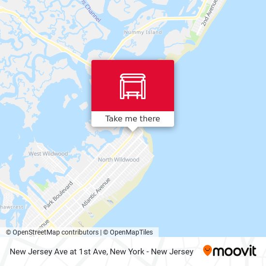 Mapa de New Jersey Ave at 1st Ave