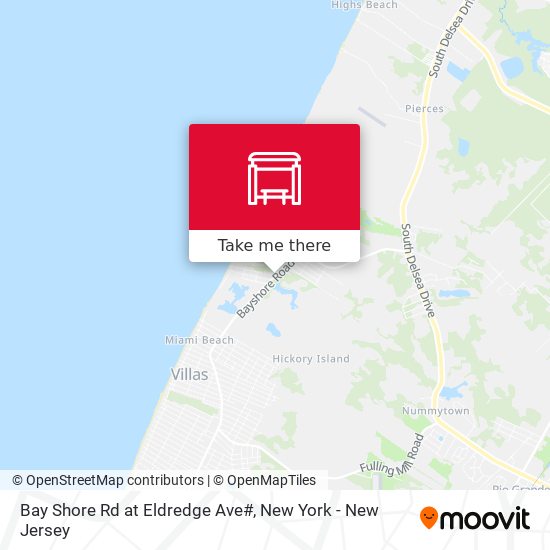 Bay Shore Rd at Eldredge Ave# map