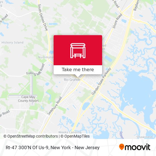 Mapa de Rt-47 300'N Of Us-9
