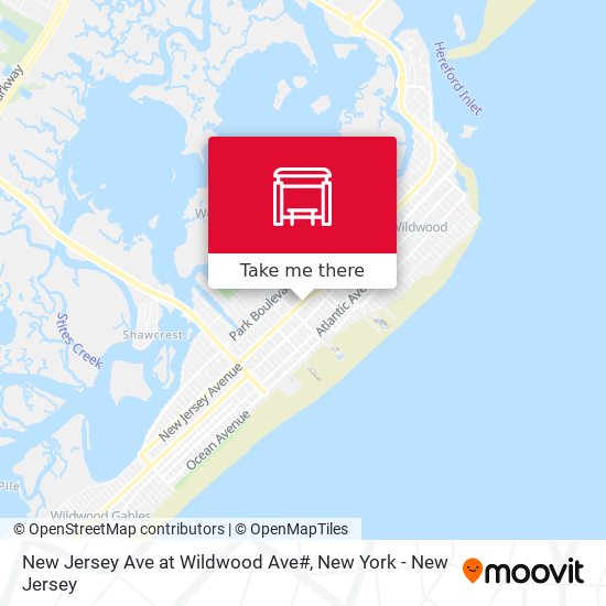 Mapa de New Jersey Ave at Wildwood Ave#