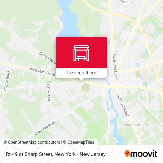 Rt-49 at Sharp Street map