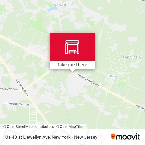 Mapa de Us-40 at Llewellyn Ave