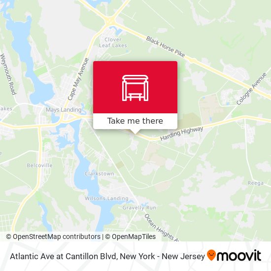 Atlantic Ave at Cantillon Blvd map