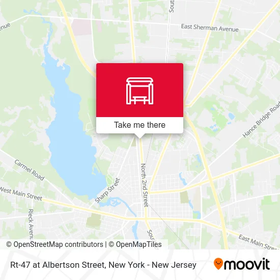 Rt-47 at Albertson Street map