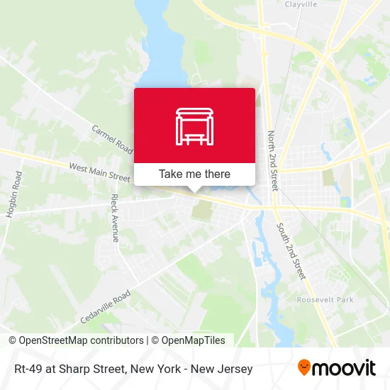 Rt-49 at Sharp Street map