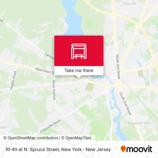 Rt-49 at N. Spruce Street map
