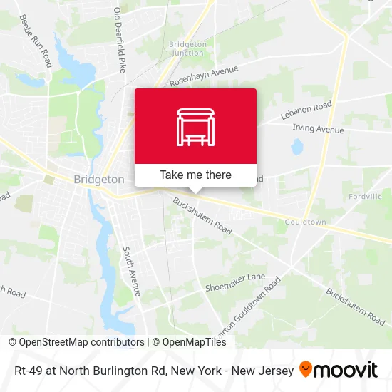 Rt-49 at North Burlington Rd map