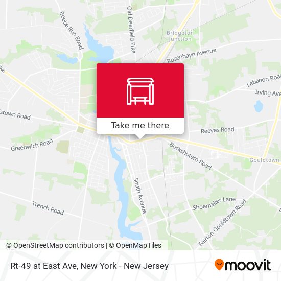 Mapa de Rt-49 at East Ave