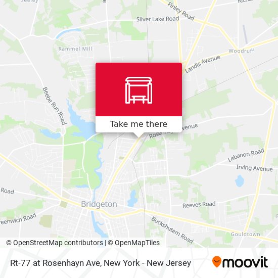 Mapa de Rt-77 at Rosenhayn Ave