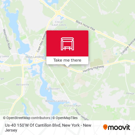 Us-40 150'W Of Cantillon Blvd map