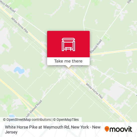 White Horse Pike at Weymouth Rd map