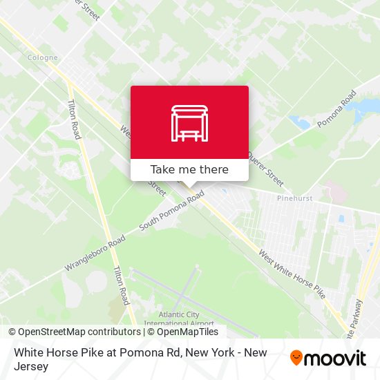 Mapa de White Horse Pike at Pomona Rd