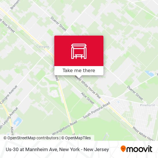 Mapa de Us-30 at Mannheim Ave