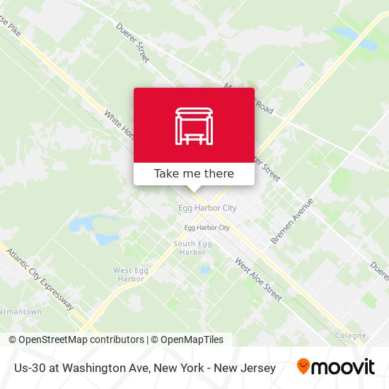 Mapa de Us-30 at Washington Ave