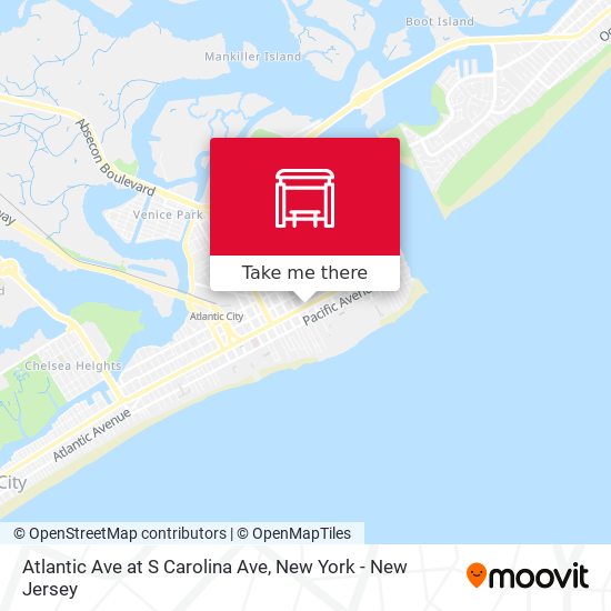 Atlantic Ave at S Carolina Ave map