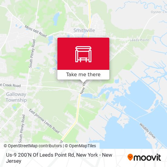 Us-9 200'N Of Leeds Point Rd map