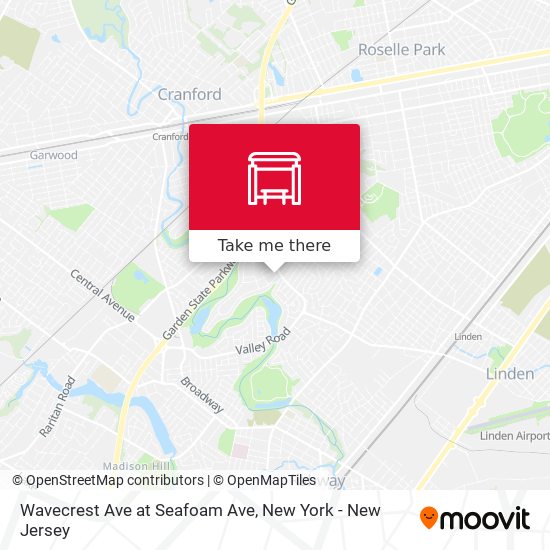 Wavecrest Ave at Seafoam Ave map