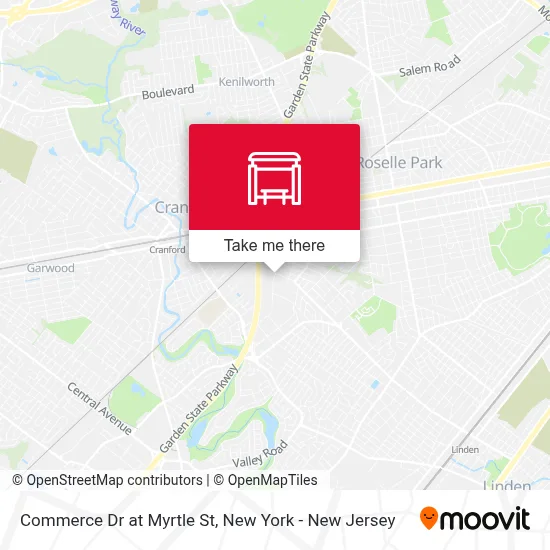 Commerce Dr at Myrtle St map
