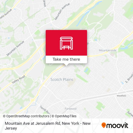 Mapa de Mountain Ave at Jerusalem Rd