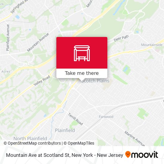 Mountain Ave at Scotland St map