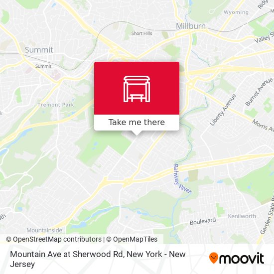 Mapa de Mountain Ave at Sherwood Rd