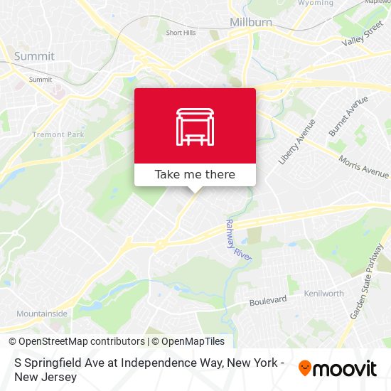 Mapa de S Springfield Ave at Independence Way