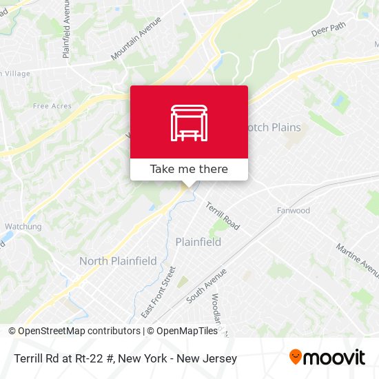 Mapa de Terrill Rd at Rt-22 #