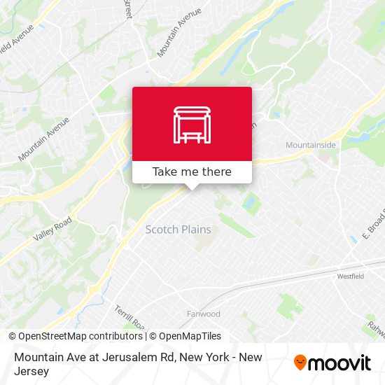 Mountain Ave at Jerusalem Rd map