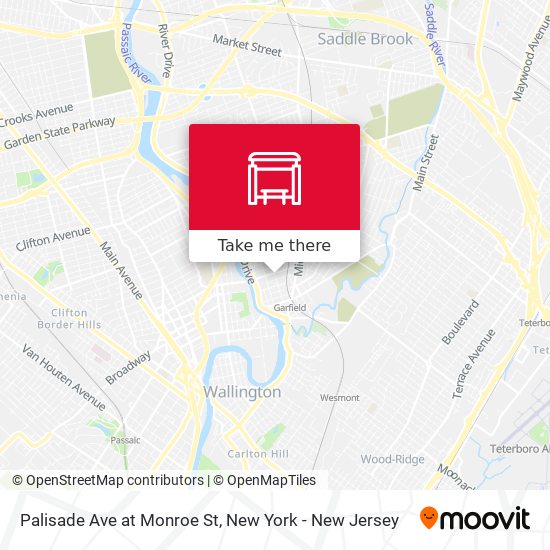 Mapa de Palisade Ave at Monroe St