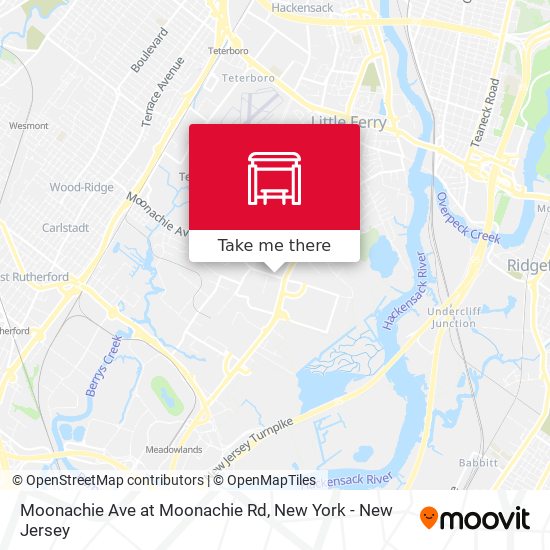 Moonachie Ave at Moonachie Rd map