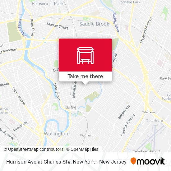 Mapa de Harrison Ave at Charles St#
