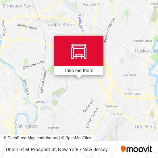 Union St at Prospect St map